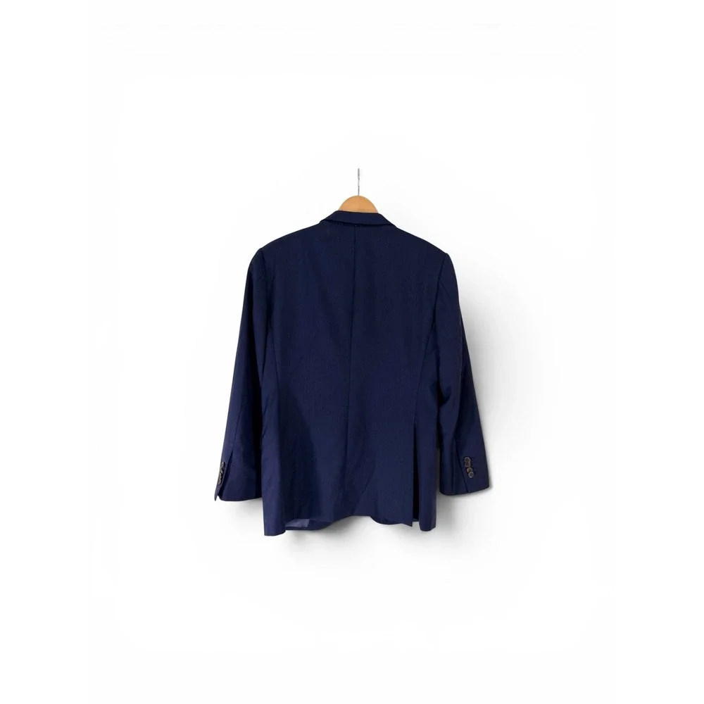 Suitsupply Navy Blue Vitale Barberis Canonico Super 110s Wool Blazer 38R DB113NI